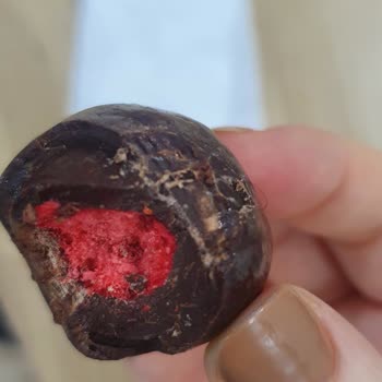 Patiswiss Çilek Kaplı Bitter Çikolata İçerisinden Kıl Çıktı