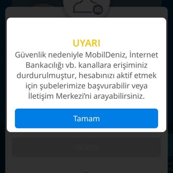 Denizbank Hesap Bloke Saçmalığı
