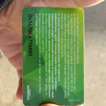 BURULAŞ Öğrenci Abonman Kartım Kullanıma Kapanmış