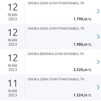 Zara Kredi Kartı İzinsiz Kullanımları