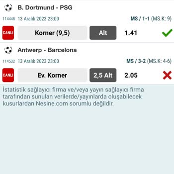 Nesine Ekranda Gösterilen Sistemsel Hata İmiş Kuponu Nereye Göre Yapacağız?