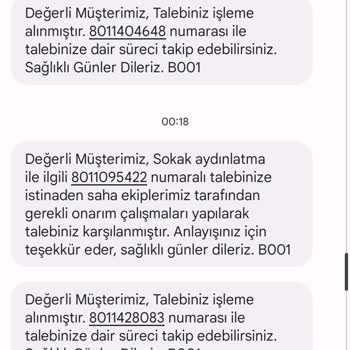 GDZ Elektrik Dağıtım Aydınlanma Arızası İlgilenilmiyor