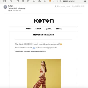 Koton Ürün İadesi Ve Kötü Müşteri Hizmetleri