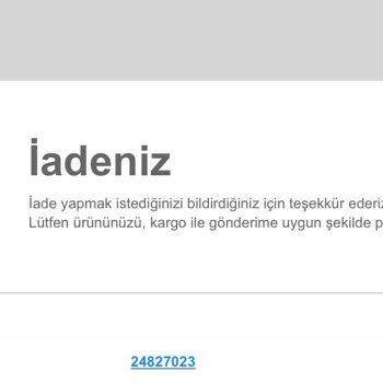 Dyson Para İademi Yapmıyor