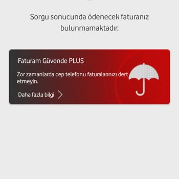 Vodafone Fatura Borcumu Ödeyemiyorum