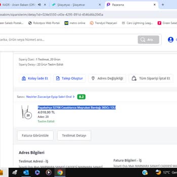 Pazarama Siparişim Eksik Ürün Geldi