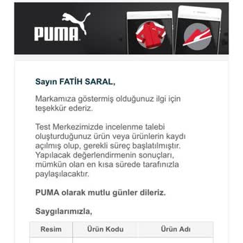 Puma İade Analiz Raporu