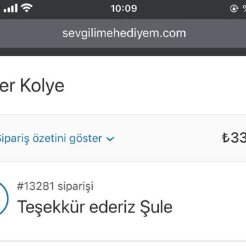Sevgilimehediyem.com Ürün Siparişte Gözükmüyor Fakat Para Çekildi