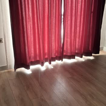 Linens Yamuk Kısa Dikilen Perdeler