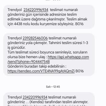 Sendeo Ürün Teslimi Gecikti