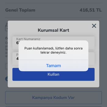 Sigortaladım.com Geçersiz Market Çekleri