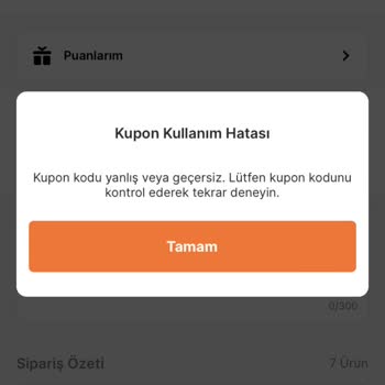 Sigortaladım.com Geçersiz Market Çekleri