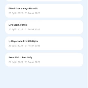 İSMEK Uzaktan Eğitim Dersler Görünmeme Hatası