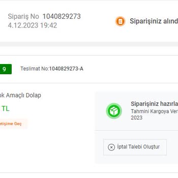 Koçtaş'ın Ödemesini Alıp Stok Fazlası Sattığı İçin Göndermediği Ürün