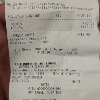 A101 Para İadesi Yapmadı