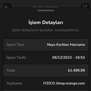 Nays İade Ettiğim Ürünün Geri Ödemesini Hesaba Aktarmıyor!