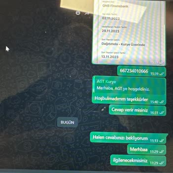 QNB Finansbank Kurye Hizmetinde Büyük Hayal Kırıklığı