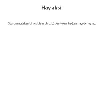 Vodafone Yanımda Çevir Kazanı Kullanamıyorum