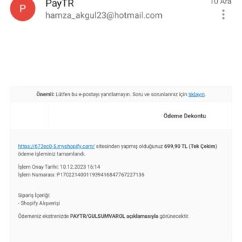 Myshopify Mağaza Kapandı, İade İstiyorum!