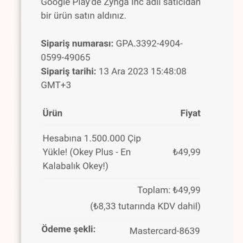 Zynga Oyun İçi Engel Ve Para Transferi Mağduriyeti