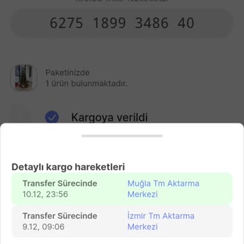 Hepsiburada Muğla TM Aktarma Şubesi