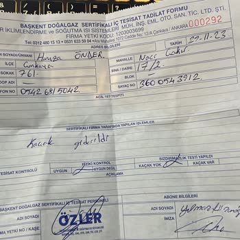 Başkent Doğalgaz 2 Haftadır Açılmayan Doğalgaz!