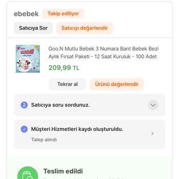 Kargomsende Ürün Teslim Edilmedi. Kargo Çok Gecikti