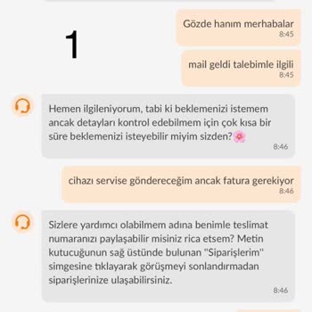 Trendyol Firması Fatura Talebimi Karşılamadı