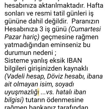 Gardrops Paramı Yatırmadı IBAN Hesabım Yanlış Olmamasına Rağmen