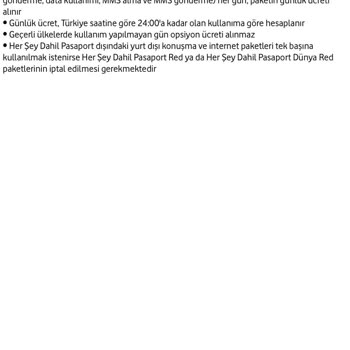 Vodafone Gerçeği Yansıtmayan Paket İçerikleri!