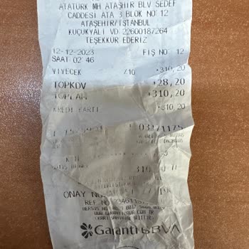 Yemeksepeti Teslim Edilmeyen Telafi Siparişin Ödemesini Alıp Slip Vermek İstemedi