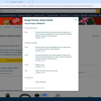 Amazon Kolay Gelsin Kargo Firması