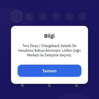 MoneyPay Hesabım Bir Bilgi Verilmeden Askıya Alınmış