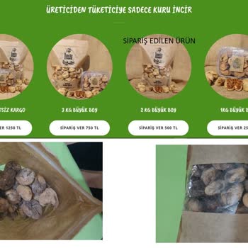 İncircenneti Firmasında Almış Olduğum 2 Kg. Kötü Kuru İncirler