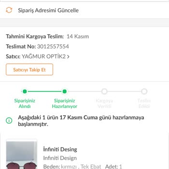 Trendyol'dan Kargolanamayan Sipariş