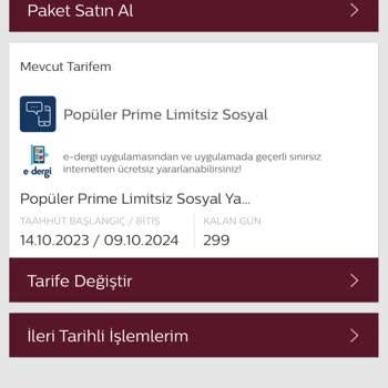 Türk Telekom Taahhütlü Tarifen Fazla Alınan Fatura Bedeli
