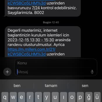 Millenicom İnternet Kurulumu Bağlantı