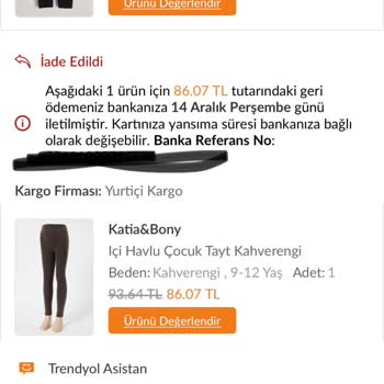 K**** And B*** Ve Trendyol Ürünü Stokta Olmasına Rağmen Yollamıyor