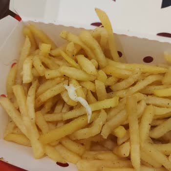 Burger King Yanık Parça Bulaşmış Patates