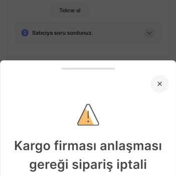 Hepsiburada Sipariş İptali Ve İade Süreciyle İlgili Yaşanan Sorunlar