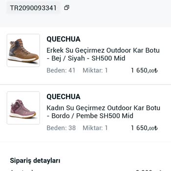 Decathlon.com.tr Alınan Ürünün Değişimi Yapılmadı, Bilgi Verilmedi