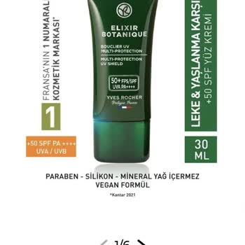 Yves Rocher Güneş Kreminin Yüzümden Soyulması