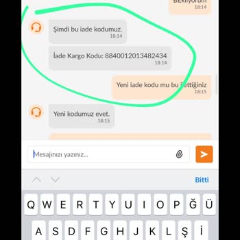 Horoz Lojistik Ürün İadesi İstiyorum Gelen Yok Almaya