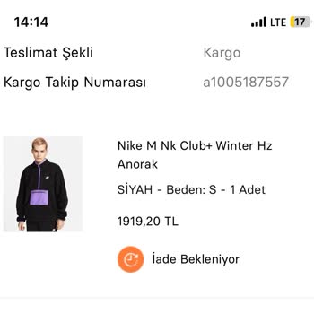 Sneaks Up İade Ücreti Ödenmiyor. Kesinlikle İletişime Geçilmiyor