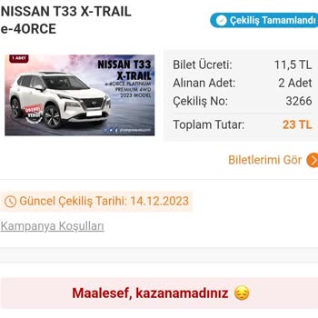 Trendyol Şanslı Çekiliş Muamma
