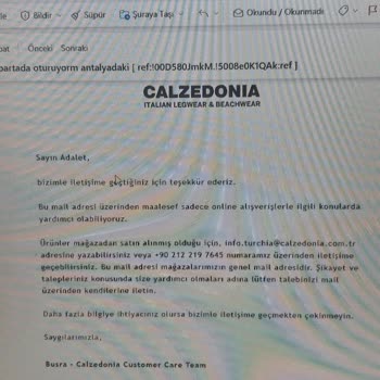 Calzedonia Taytı Aldılar, Fişimi Aldılar, Paramı Aldılar