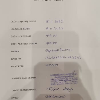 Calzedonia Taytı Aldılar, Fişimi Aldılar, Paramı Aldılar