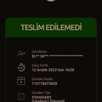 Yurtiçi Kargo Ürün Teslim Edilmiyor Ve Yanlış Bilgi Veriliyor
