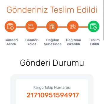 Sürat Kargo Teslim Etmediği Kargoyu Teslim Edildi Diye Gösteriyor
