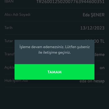 TEB Bankası Sebepsiz Kısıtlı Hesap